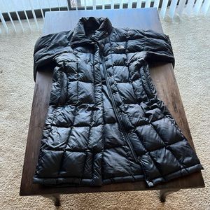 North Face long jacket 600 series